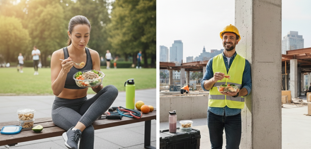 heathy life and diet for busy people